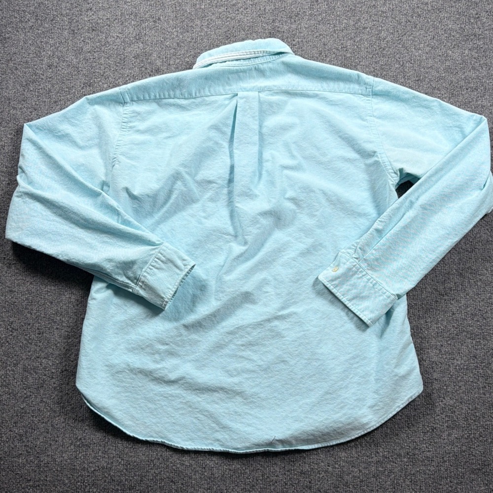 Ralph Lauren Oxford Shirt Womens 16 Light Blue Classic Button Down Long Sleeve - Picture 9 of 14
